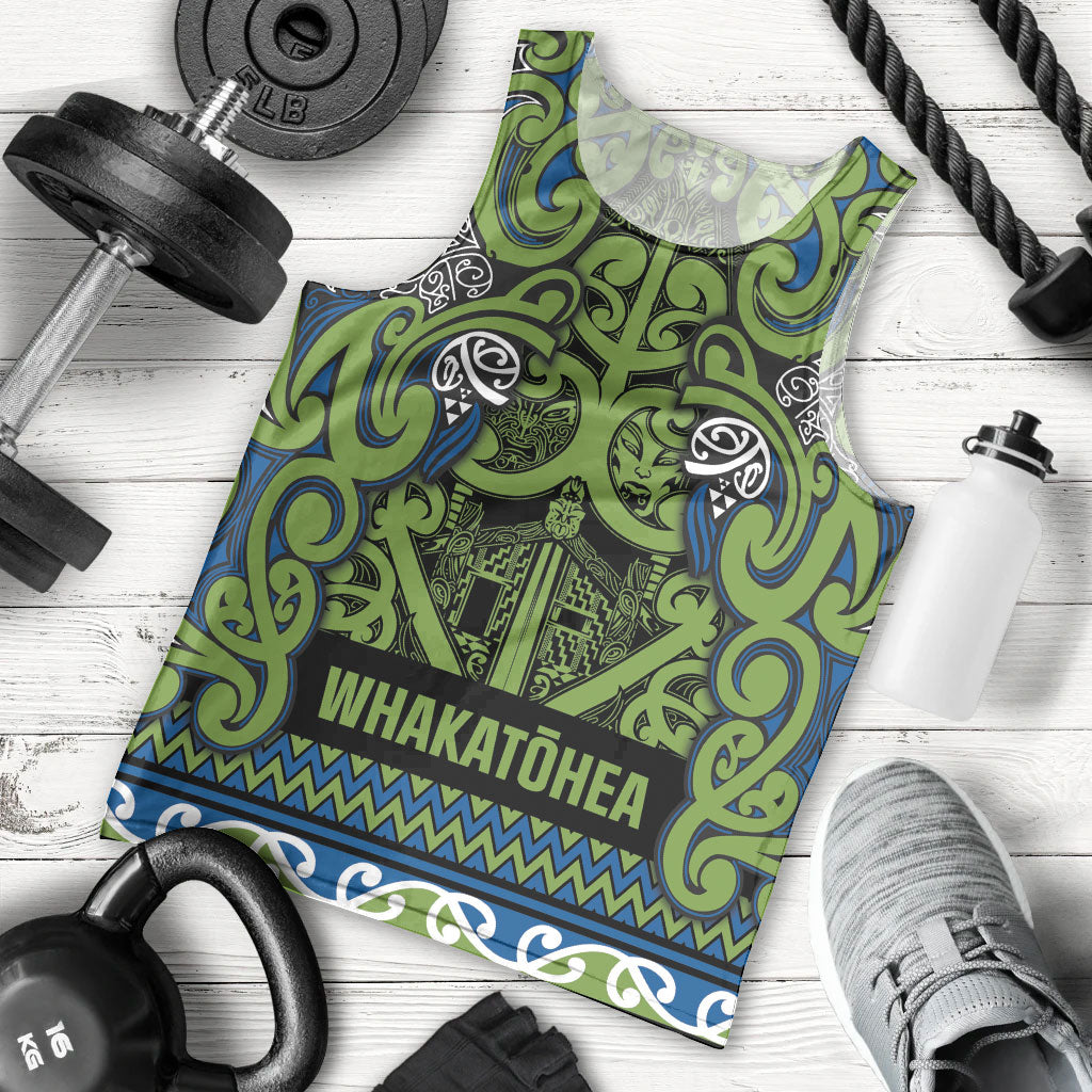 Aotearoa Iwi Whakatohea Men Tank Top Maori Wharenui House Tribal Pattern LT9 - Polynesian Pride