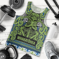 Aotearoa Iwi Whakatohea Men Tank Top Maori Wharenui House Tribal Pattern LT9 - Polynesian Pride