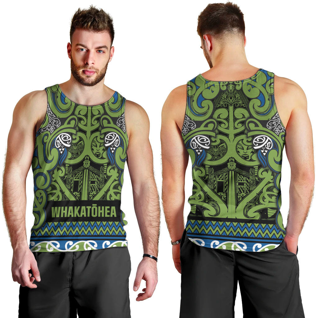 Aotearoa Iwi Whakatohea Men Tank Top Maori Wharenui House Tribal Pattern LT9 - Polynesian Pride