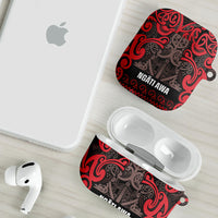 Aotearoa Iwi Ngati Awa AirPods Case Maori Wharenui House Tribal Pattern LT9 - Polynesian Pride