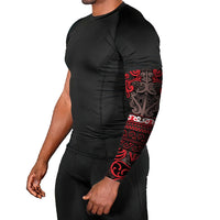 Aotearoa Iwi Ngati Awa Arm Sleeves Maori Wharenui House Tribal Pattern LT9 - Polynesian Pride