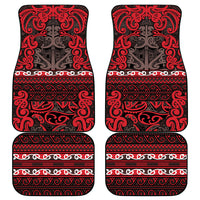 Aotearoa Iwi Ngati Awa Car Mats Maori Wharenui House Tribal Pattern LT9 - Polynesian Pride