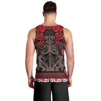 Aotearoa Iwi Ngati Awa Men Tank Top Maori Wharenui House Tribal Pattern LT9 - Polynesian Pride