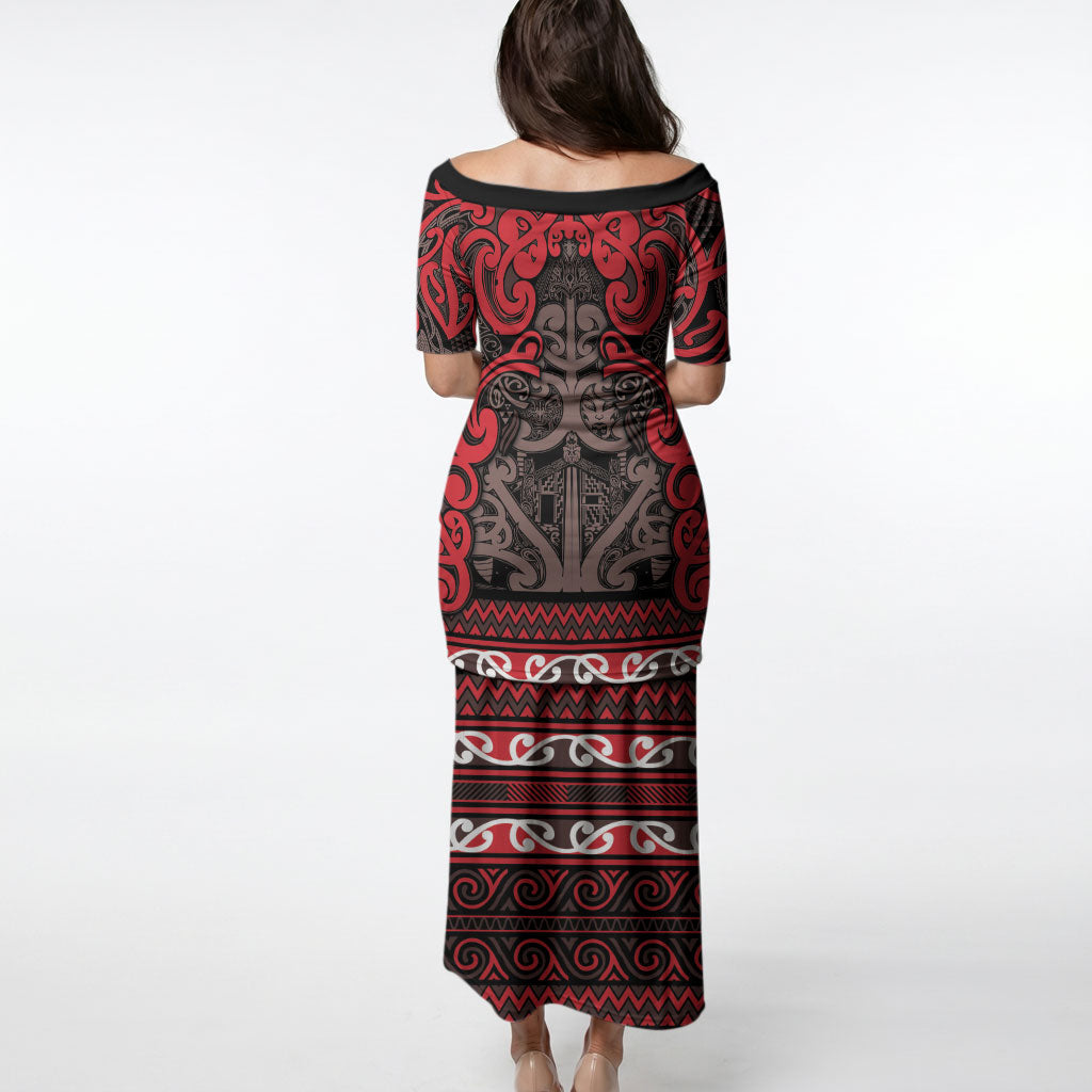 Aotearoa Iwi Ngati Awa Puletasi Maori Wharenui House Tribal Pattern LT9 - Polynesian Pride