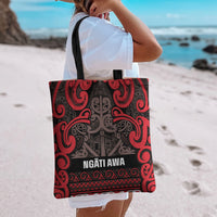 Aotearoa Iwi Ngati Awa Tote Bag Maori Wharenui House Tribal Pattern LT9 - Polynesian Pride