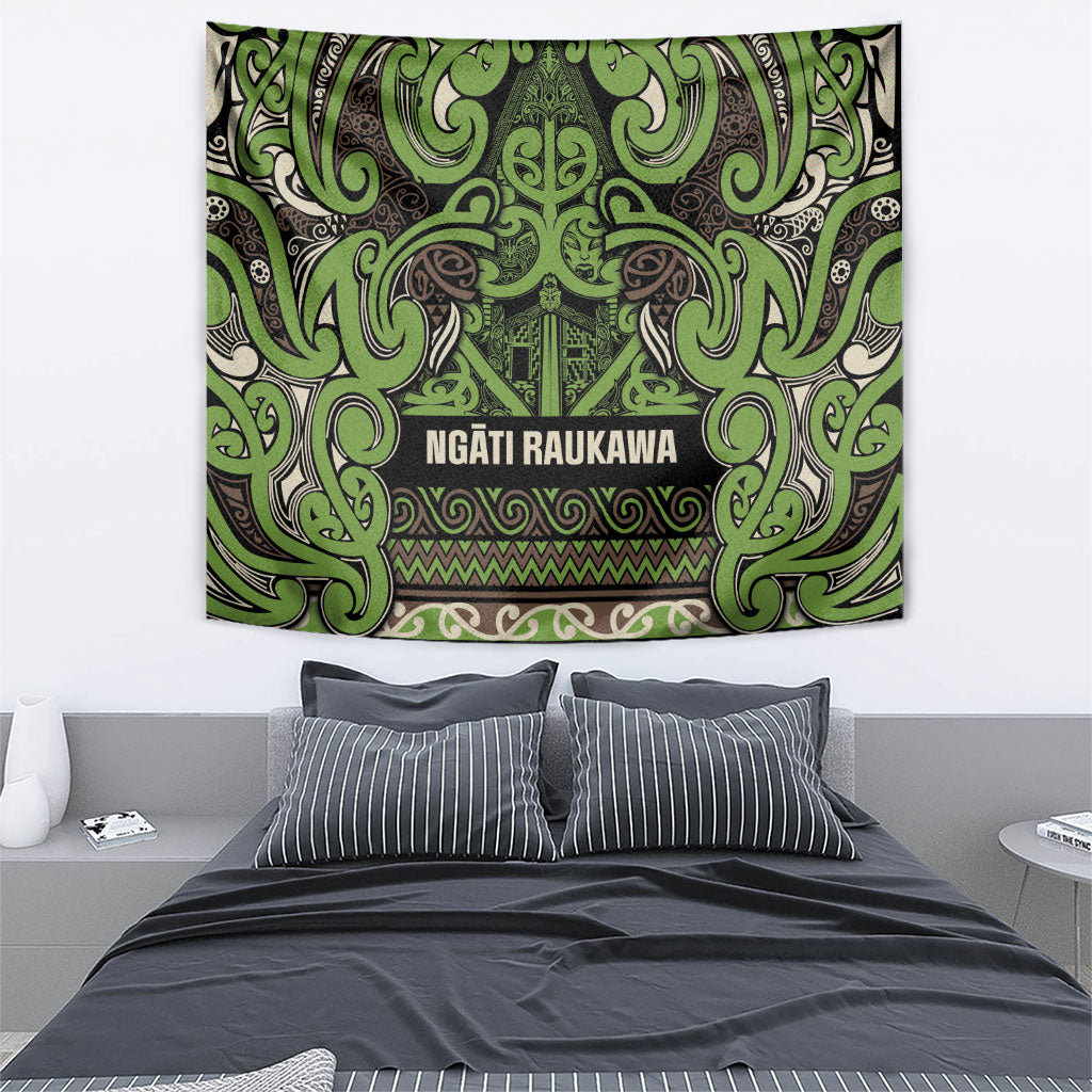 Aotearoa Iwi Ngati Raukawa Tapestry Maori Wharenui House Tribal Pattern LT9 - Polynesian Pride