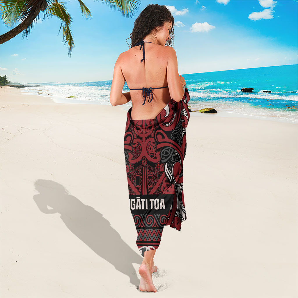 Aotearoa Iwi Ngati Toa Sarong Maori Wharenui House Tribal Pattern LT9 - Polynesian Pride
