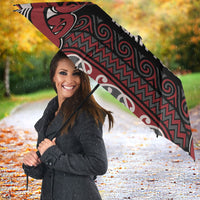 Aotearoa Iwi Ngati Toa Umbrella Maori Wharenui House Tribal Pattern LT9 - Polynesian Pride
