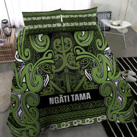 Aotearoa Iwi Ngāti Tama ki Taranaki Trust Bedding Set Maori Wharenui House Tribal Pattern LT9 - Polynesian Pride