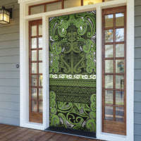 Aotearoa Iwi Ngāti Tama ki Taranaki Trust Door Cover Maori Wharenui House Tribal Pattern LT9 - Polynesian Pride