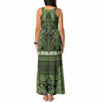 Aotearoa Iwi Ngāti Tama ki Taranaki Trust Tank Maxi Dress Maori Wharenui House Tribal Pattern LT9 - Polynesian Pride