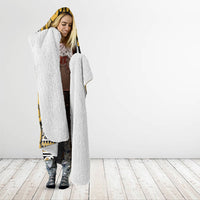 Aotearoa Iwi Ngāti Tama ki Te Waipounamu Trust Hooded Blanket Maori Wharenui House Tribal Pattern LT9 - Polynesian Pride
