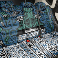Aotearoa Iwi Ngati Mutunga Back Car Seat Cover Maori Wharenui House Tribal Pattern LT9 - Polynesian Pride