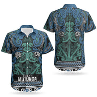 Aotearoa Iwi Ngati Mutunga Couples Matching Summer Maxi Dress and Hawaiian Shirt Maori Wharenui House Tribal Pattern LT9 - Polynesian Pride