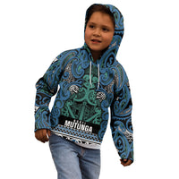 Aotearoa Iwi Ngati Mutunga Kid Hoodie Maori Wharenui House Tribal Pattern LT9 - Polynesian Pride