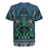 Aotearoa Iwi Ngati Mutunga Rugby Jersey Maori Wharenui House Tribal Pattern LT9 - Polynesian Pride