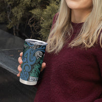 Aotearoa Iwi Ngati Mutunga Tumbler Cup Maori Wharenui House Tribal Pattern LT9 - Polynesian Pride