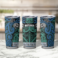 Aotearoa Iwi Ngati Mutunga Tumbler Cup Maori Wharenui House Tribal Pattern LT9 - Polynesian Pride