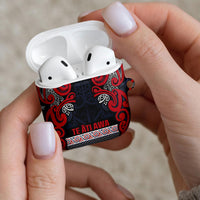 Aotearoa Iwi Te ati Awa AirPods Case Maori Wharenui House Tribal Pattern LT9 - Polynesian Pride