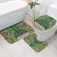 Aotearoa Iwi Ngati Maru Hauraki Bathroom Set Maori Wharenui House Tribal Pattern LT9 - Polynesian Pride