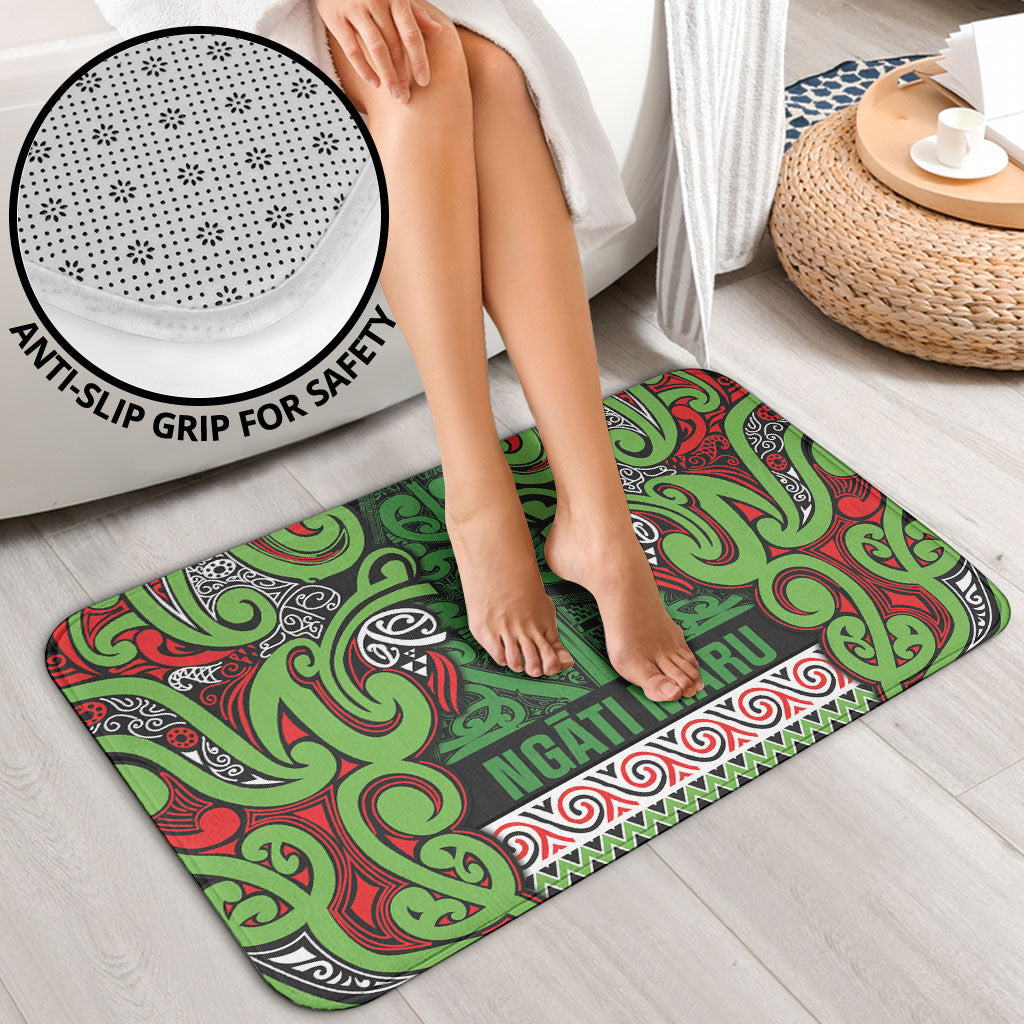Aotearoa Iwi Ngati Maru Hauraki Bathroom Set Maori Wharenui House Tribal Pattern LT9 - Polynesian Pride