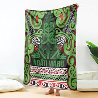 Aotearoa Iwi Ngati Maru Hauraki Blanket Maori Wharenui House Tribal Pattern LT9 - Polynesian Pride