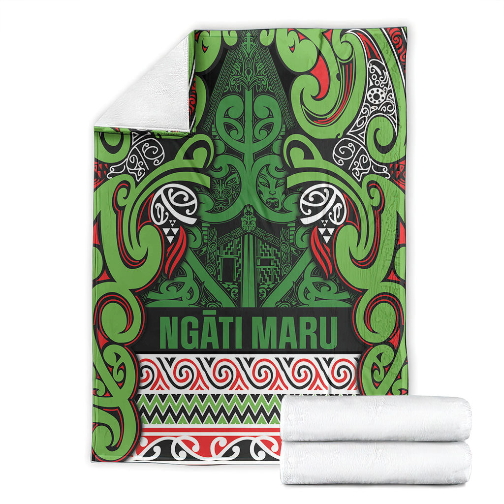 Aotearoa Iwi Ngati Maru Hauraki Blanket Maori Wharenui House Tribal Pattern LT9 - Polynesian Pride