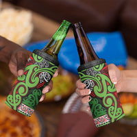 Aotearoa Iwi Ngati Maru Hauraki 4 in 1 Can Cooler Tumbler Maori Wharenui House Tribal Pattern LT9 - Polynesian Pride