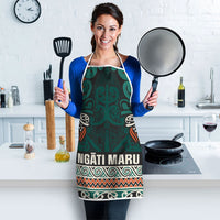 Aotearoa Iwi Ngāti Maru Taranaki Apron Maori Wharenui House Tribal Pattern LT9 - Polynesian Pride
