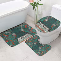 Aotearoa Iwi Ngāti Maru Taranaki Bathroom Set Maori Wharenui House Tribal Pattern LT9 - Polynesian Pride