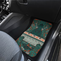 Aotearoa Iwi Ngāti Maru Taranaki Car Mats Maori Wharenui House Tribal Pattern LT9 - Polynesian Pride