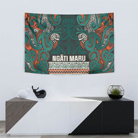 Aotearoa Iwi Ngāti Maru Taranaki Tapestry Maori Wharenui House Tribal Pattern LT9 - Polynesian Pride