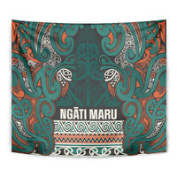 Aotearoa Iwi Ngāti Maru Taranaki Tapestry Maori Wharenui House Tribal Pattern LT9 - Polynesian Pride