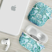 Aotearoa Iwi Ngati Paoa AirPods Case Maori Wharenui House Tribal Pattern LT9 - Polynesian Pride