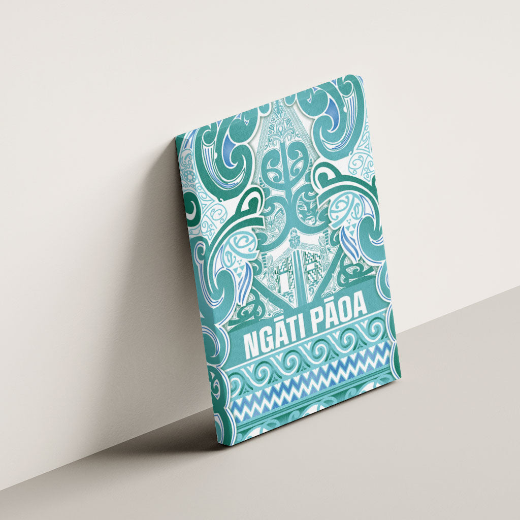 Aotearoa Iwi Ngati Paoa Canvas Wall Art Maori Wharenui House Tribal Pattern LT9 - Polynesian Pride