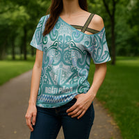 Aotearoa Iwi Ngati Paoa Cross Shoulder Shirt Maori Wharenui House Tribal Pattern LT9 - Polynesian Pride