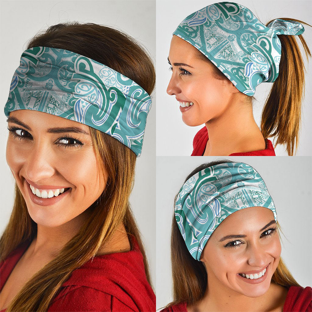 Aotearoa Iwi Ngati Paoa Neck Gaiter Maori Wharenui House Tribal Pattern LT9 - Polynesian Pride