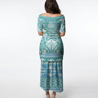 Aotearoa Iwi Ngati Paoa Puletasi Maori Wharenui House Tribal Pattern LT9 - Polynesian Pride