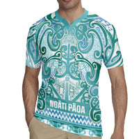 Aotearoa Iwi Ngati Paoa Rugby Jersey Maori Wharenui House Tribal Pattern LT9 - Polynesian Pride