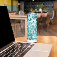 Aotearoa Iwi Ngati Paoa Skinny Tumbler Maori Wharenui House Tribal Pattern LT9 - Polynesian Pride