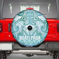 Aotearoa Iwi Ngati Paoa Spare Tire Cover Maori Wharenui House Tribal Pattern LT9 - Polynesian Pride
