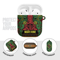 Aotearoa Iwi Ngati Hine AirPods Case Maori Wharenui House Tribal Pattern LT9 - Polynesian Pride