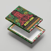 Aotearoa Iwi Ngati Hine Canvas Wall Art Maori Wharenui House Tribal Pattern LT9 - Polynesian Pride