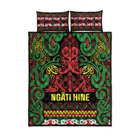 Aotearoa Iwi Ngati Hine Quilt Bed Set Maori Wharenui House Tribal Pattern LT9 - Polynesian Pride