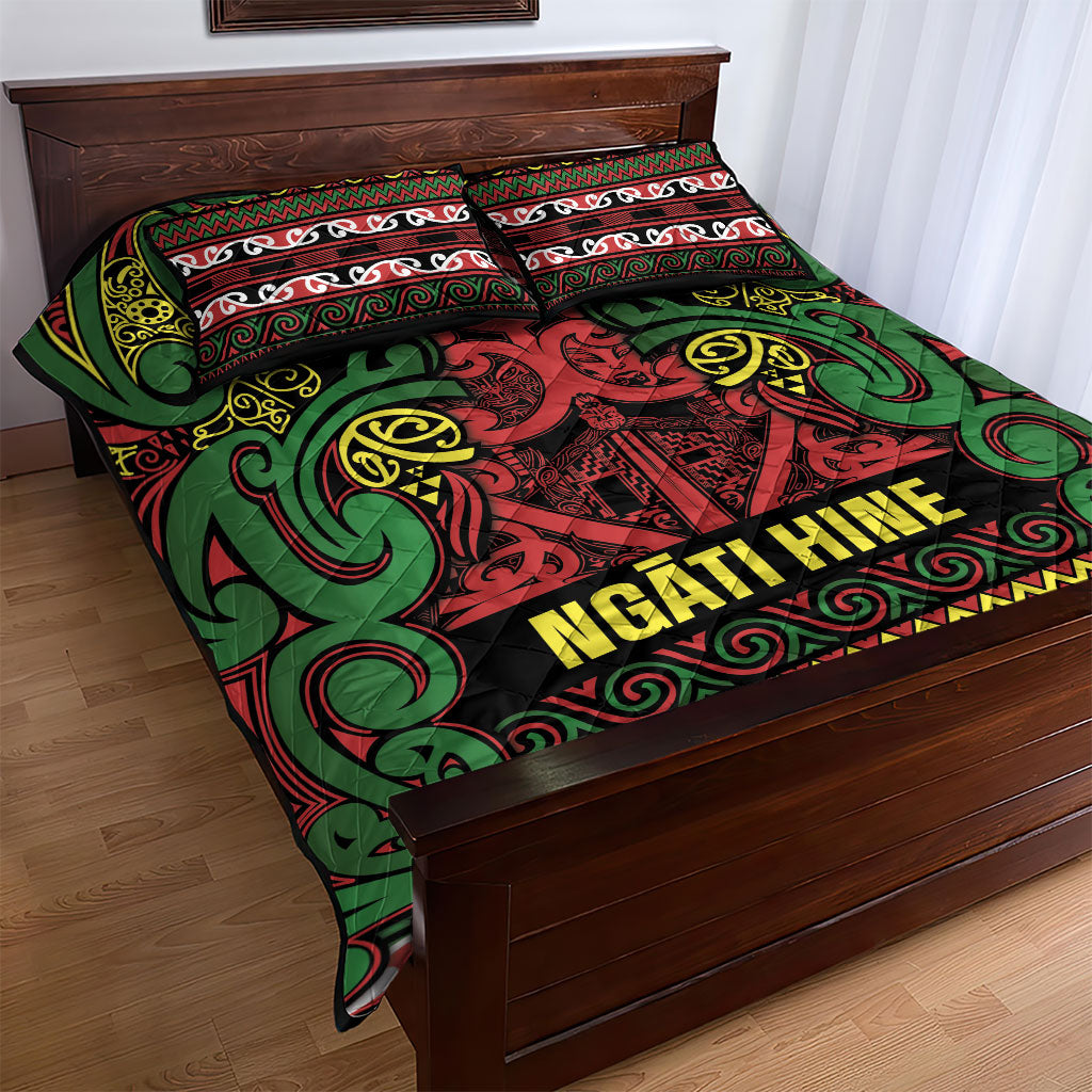 Aotearoa Iwi Ngati Hine Quilt Bed Set Maori Wharenui House Tribal Pattern LT9 - Polynesian Pride