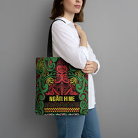 Aotearoa Iwi Ngati Hine Tote Bag Maori Wharenui House Tribal Pattern LT9 - Polynesian Pride