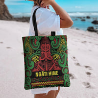 Aotearoa Iwi Ngati Hine Tote Bag Maori Wharenui House Tribal Pattern LT9 - Polynesian Pride