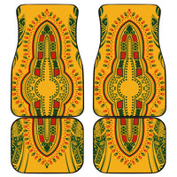 Africa Dashiki Car Mats African Tribal Art Mixed Polynesian Tattoo Gold Color Unique LT9 Gold - Polynesian Pride