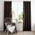 Africa Dashiki Window Curtain African Tribal Art Mixed Polynesian Tattoo Red Color Unique LT9 - Polynesian Pride