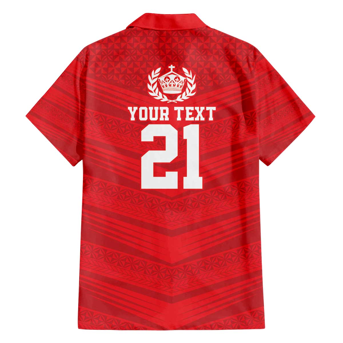 Custom Mate Ma'a Tonga Heritage Family Matching Off The Shoulder Long Sleeve Dress and Hawaiian Shirt Pacific Tribal Rugby Red Edition LT9 - Polynesian Pride